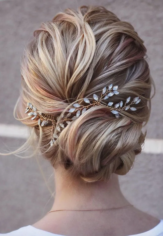 Kara -Silver Hair Vine