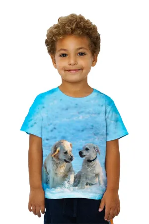 Kids Golden Retriever Pup Fun