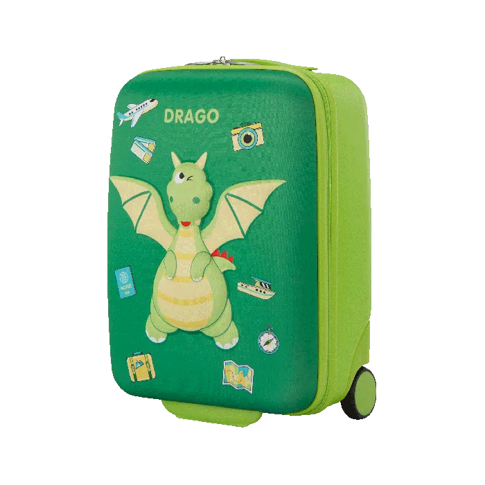 KIZTOPIA UPRIGHT 47/17 TSA DRAGON-GREEN/YELLOW-47 CM