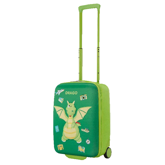 KIZTOPIA UPRIGHT 47/17 TSA DRAGON-GREEN/YELLOW-47 CM