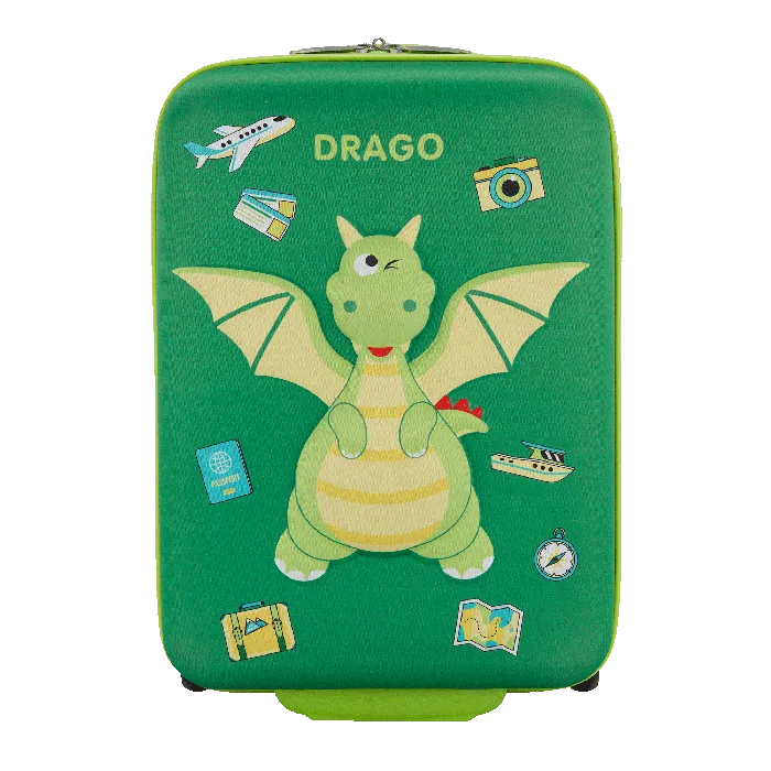KIZTOPIA UPRIGHT 47/17 TSA DRAGON-GREEN/YELLOW-47 CM