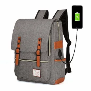 Korean Fashion Solid Anti-theft Waterproof Backpack Double Shoulder Bag Travel Men Women Leisure Backpack Women