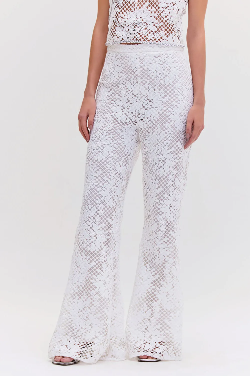 LACE WIDE LEG PANT