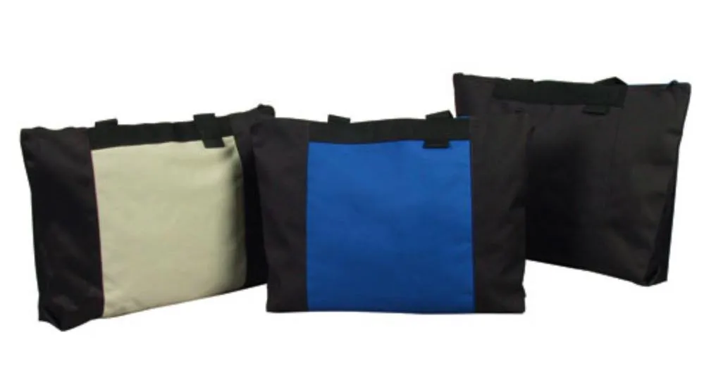 Large Big Reusable Grocery Shopping Tote Bags Zippered Heavy Duty 20 X 15inch
