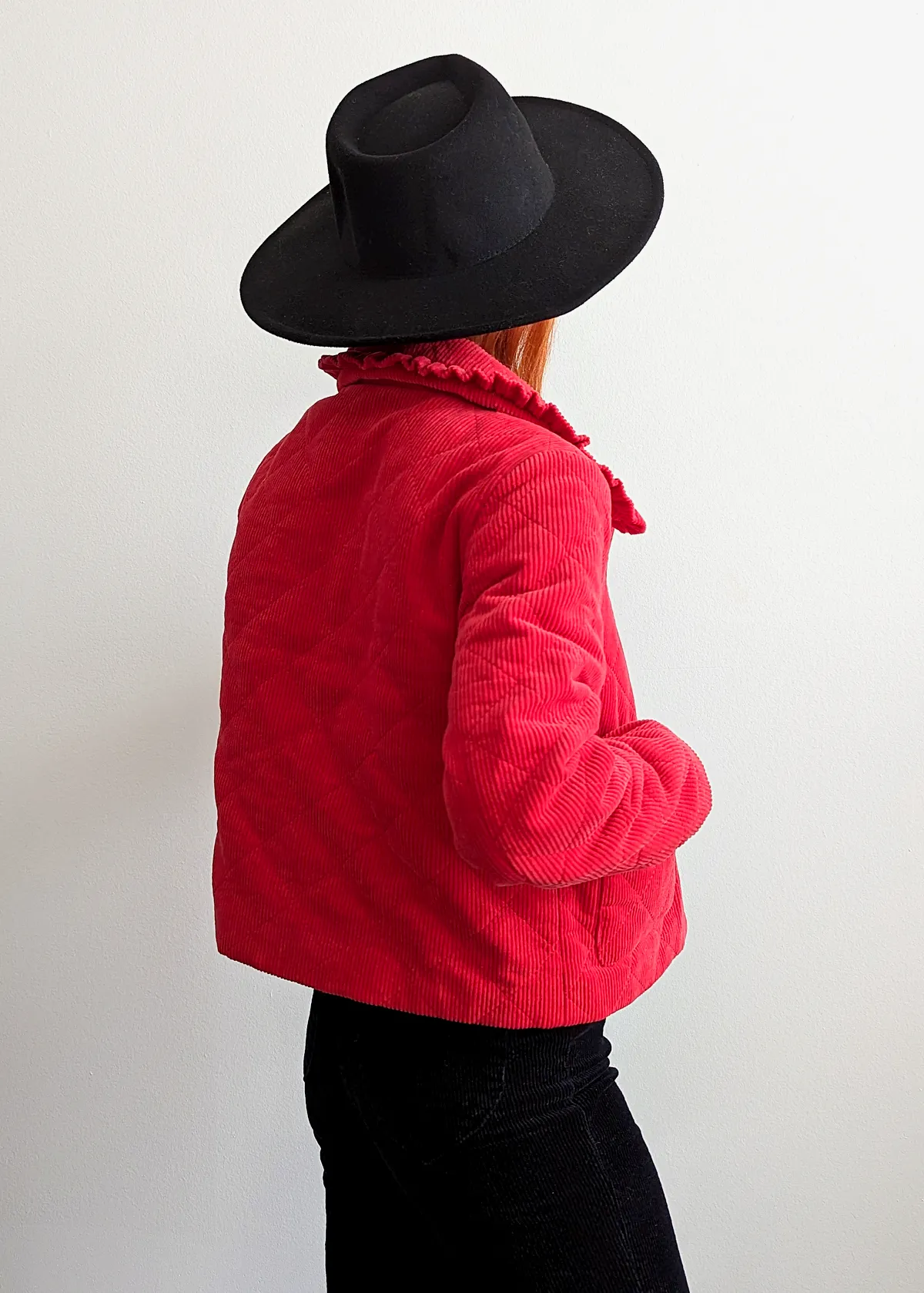 Lollipop Quilted Corduroy Jacket