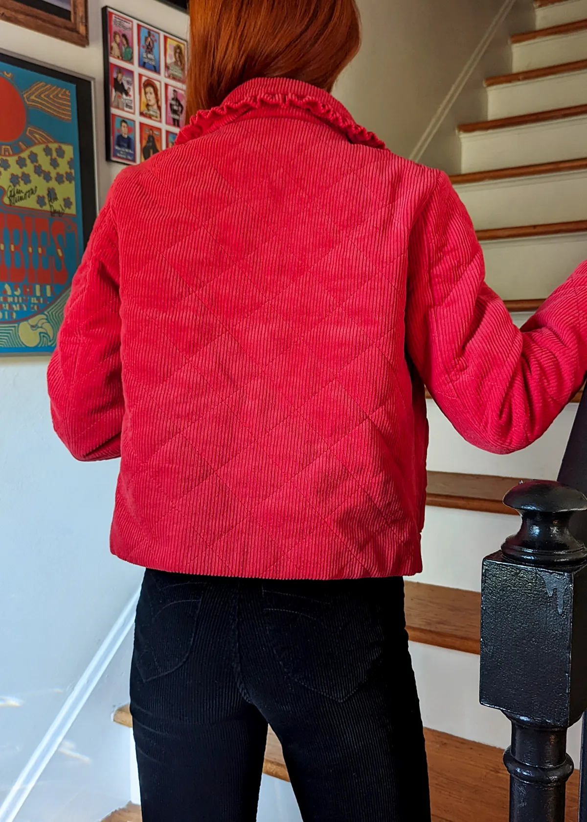 Lollipop Quilted Corduroy Jacket