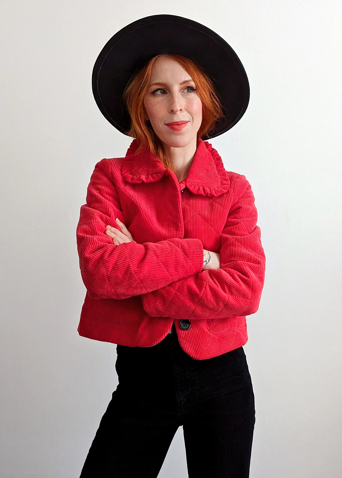 Lollipop Quilted Corduroy Jacket