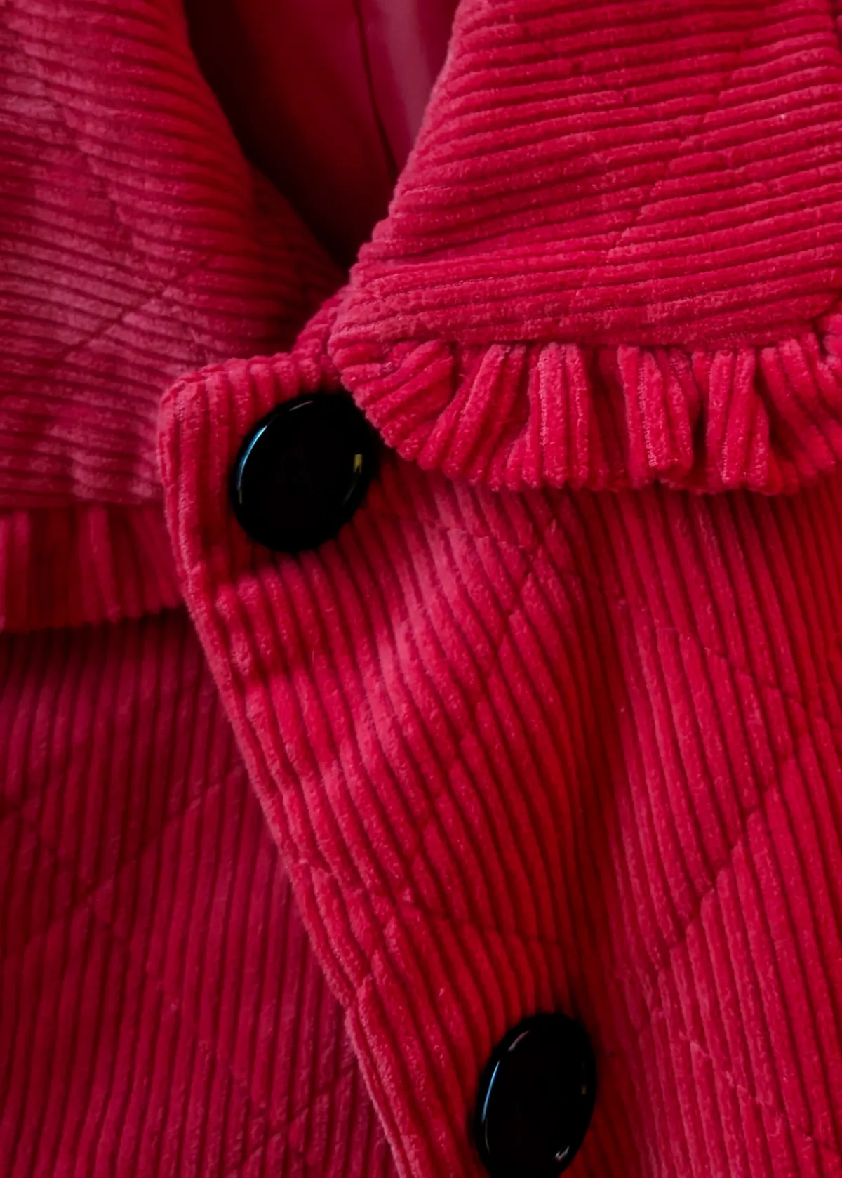 Lollipop Quilted Corduroy Jacket