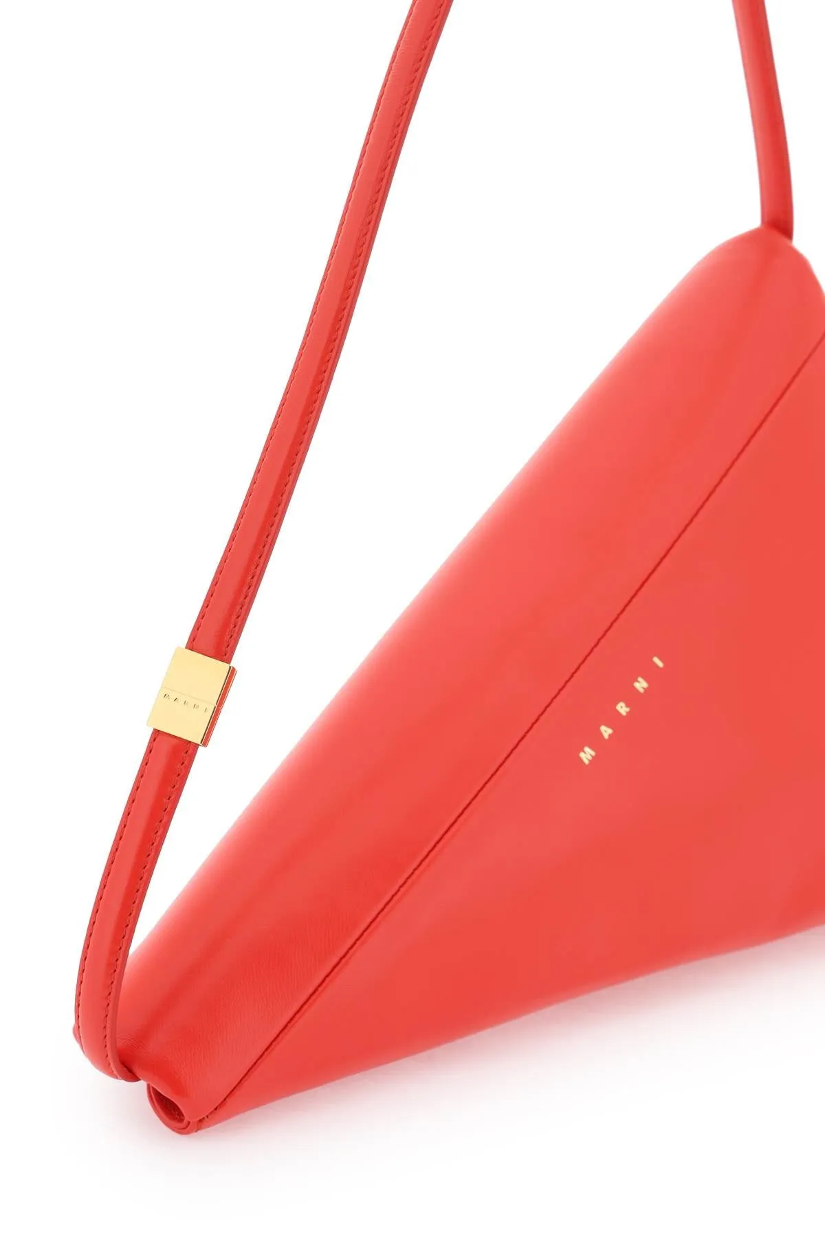Marni leather prisma triangle bag