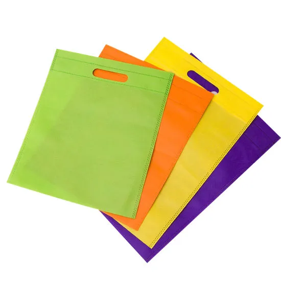 Non Woven Shopping Bags 65x50cm Die Cut Handle
