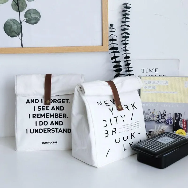 Nordic Canvas Lunch Bag
