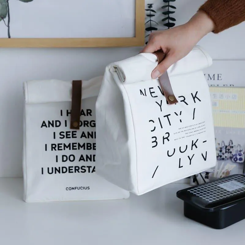 Nordic Canvas Lunch Bag