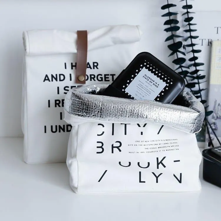 Nordic Canvas Lunch Bag