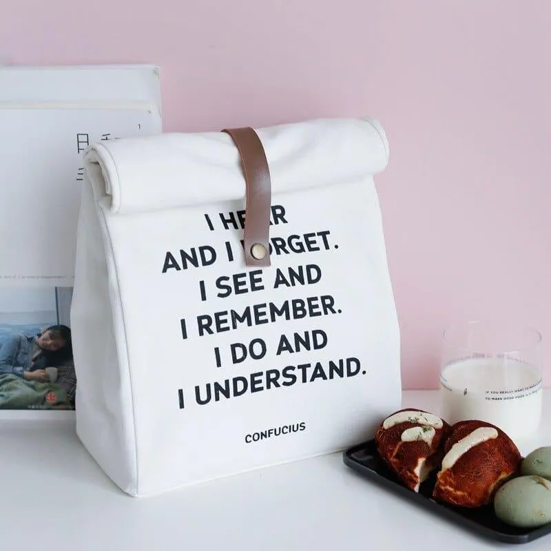 Nordic Canvas Lunch Bag
