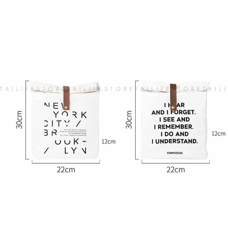 Nordic Canvas Lunch Bag