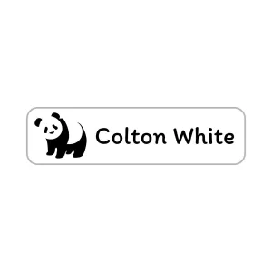 Panda Name Labels