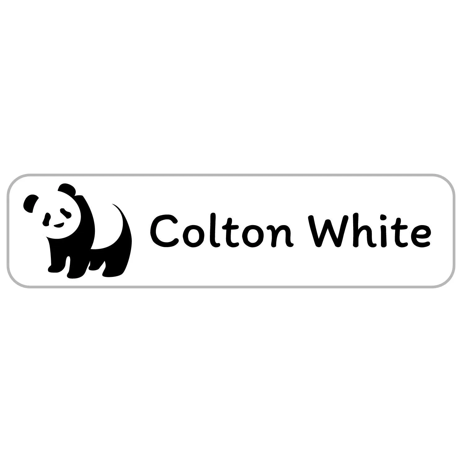 Panda Name Labels