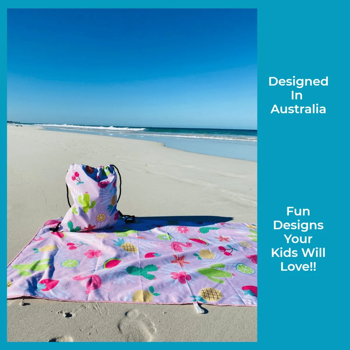 Pinky Drawstring Swim Bag
