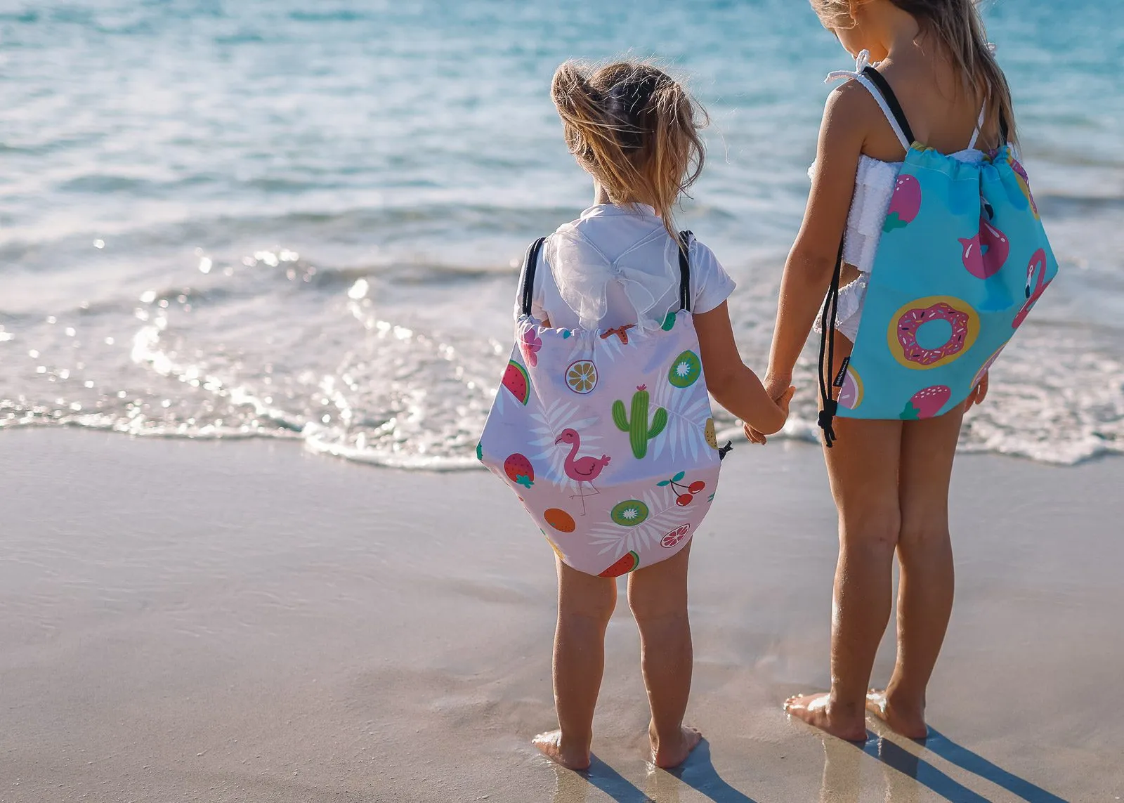 Pinky Drawstring Swim Bag