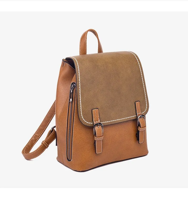 Retro Unisex Contrast Backpack