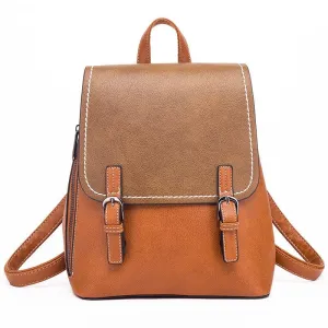 Retro Unisex Contrast Backpack