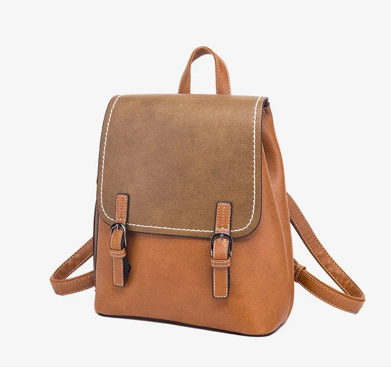 Retro Unisex Contrast Backpack