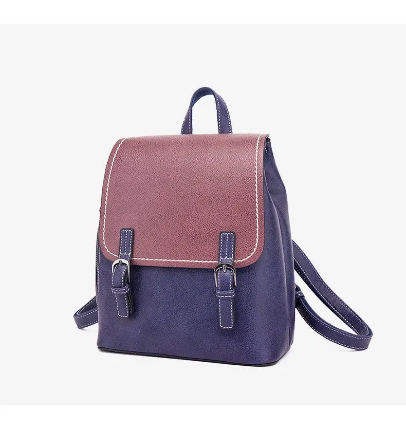 Retro Unisex Contrast Backpack