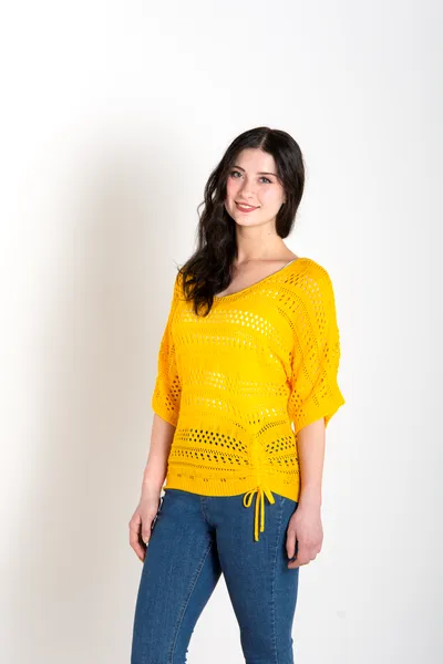 Simply Noelle Crochet Drawstring Top