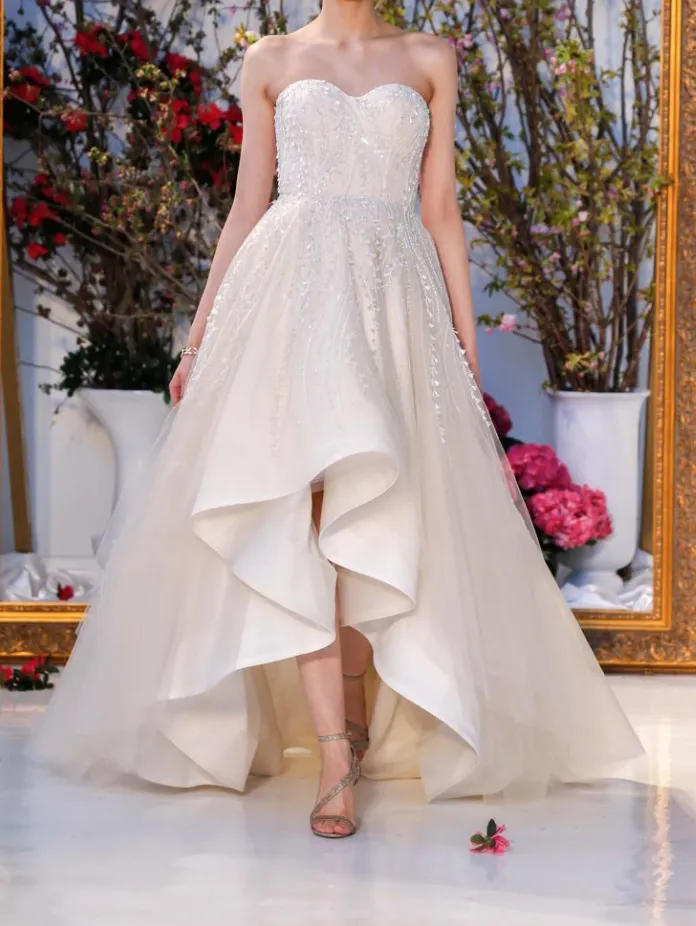 Soft Ivory Embroidered Tulle