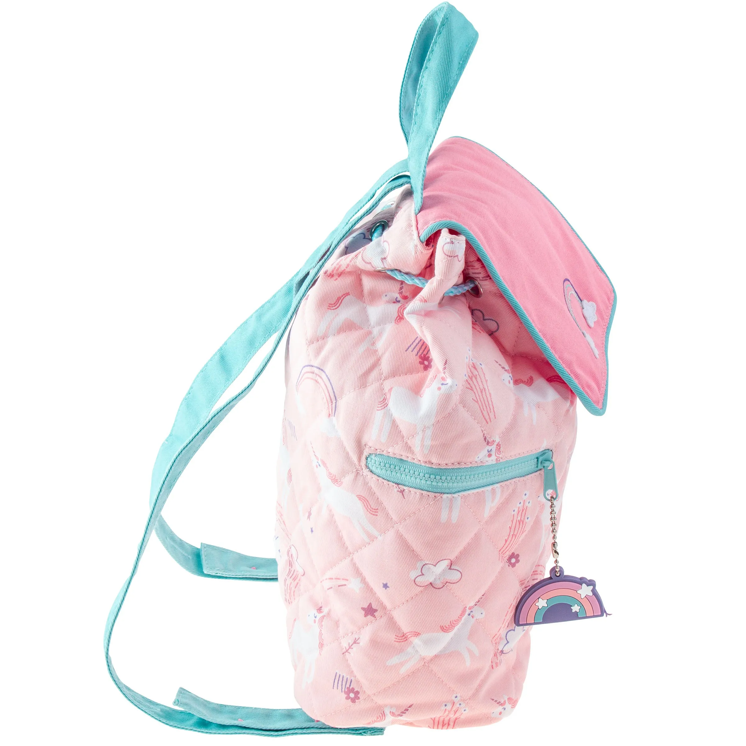 Stephen Joseph Quilted Backpack for Baby, Unicorns