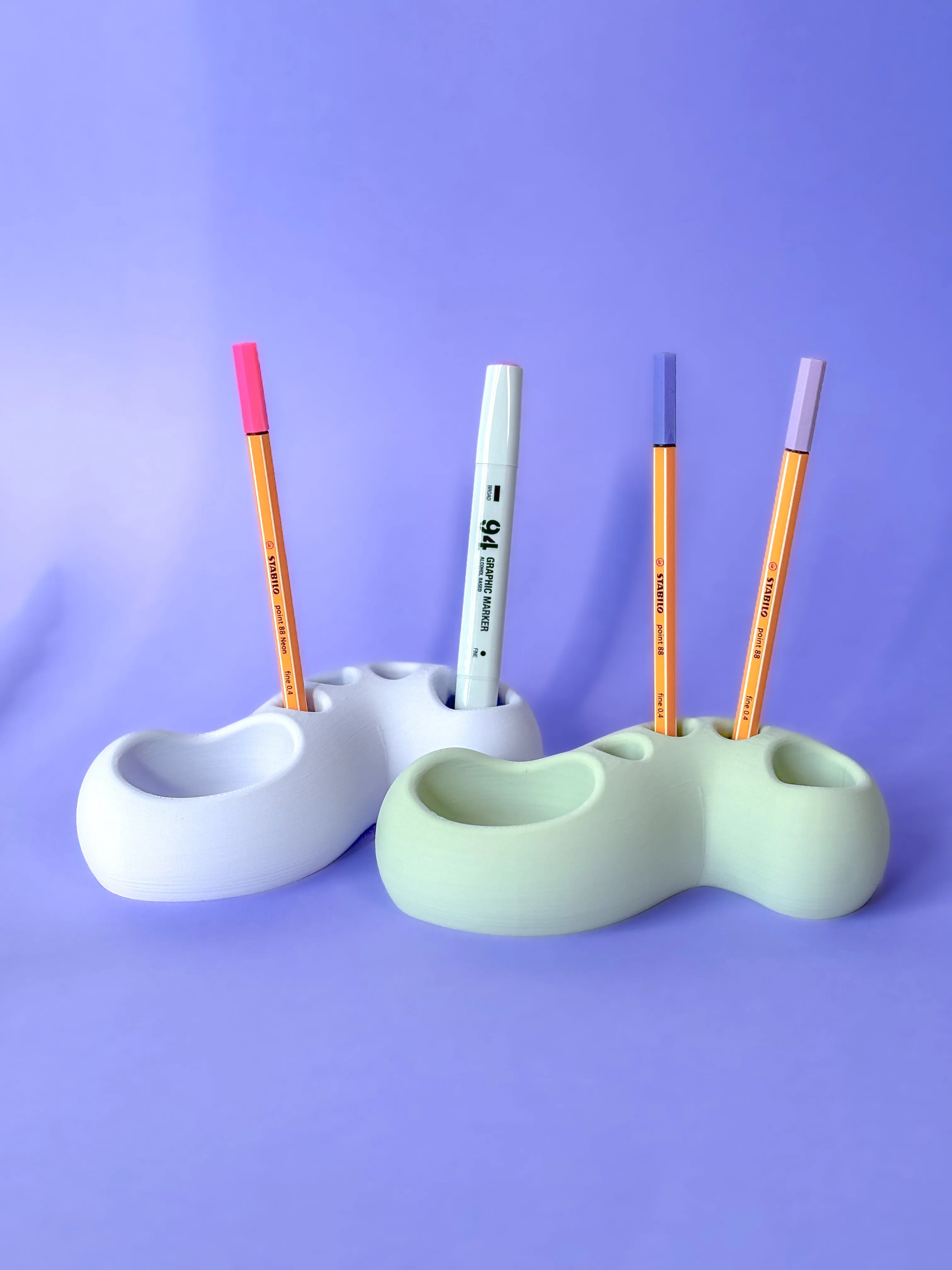 Swirl Pencil Holder - Sage