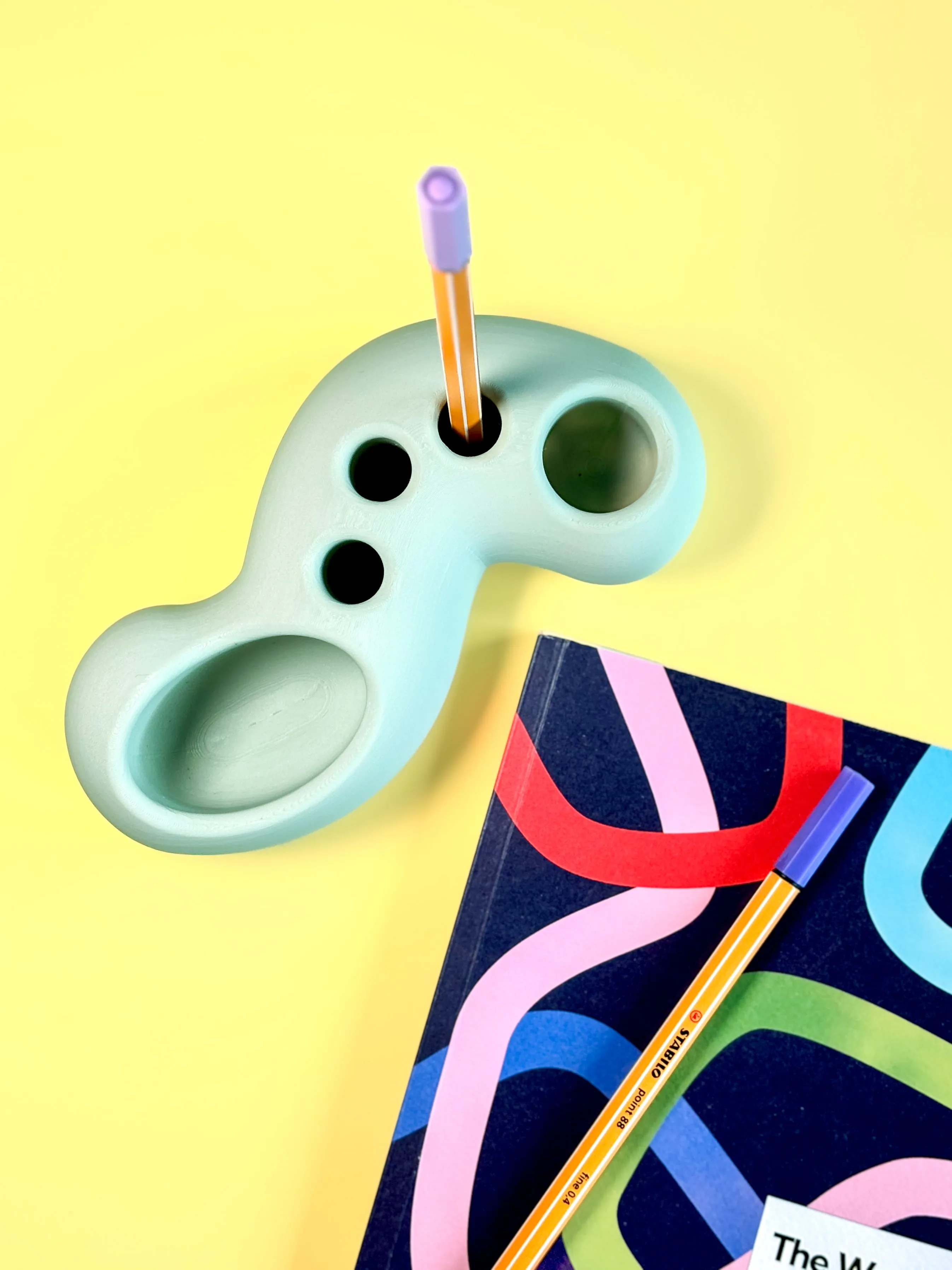 Swirl Pencil Holder - Sage