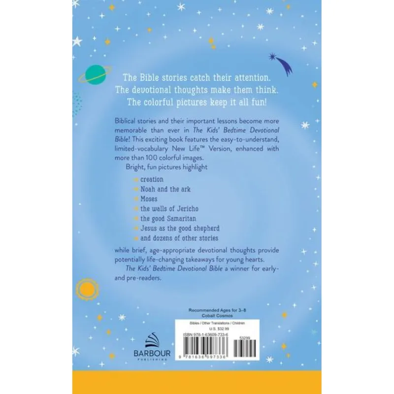 The Kids' Bedtime Devotional Bible NLV