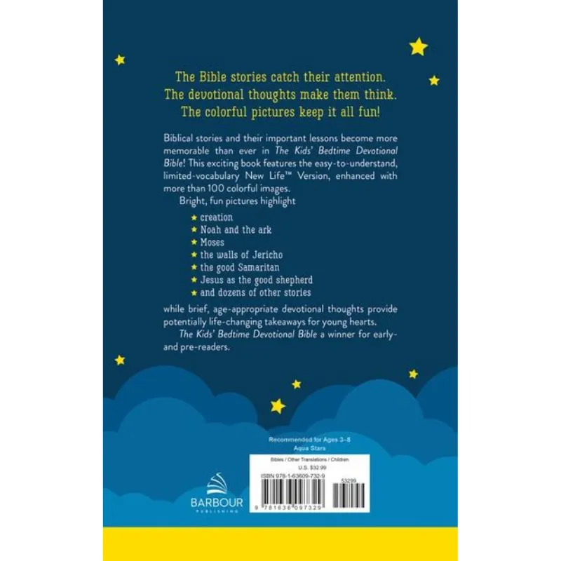 The Kids' Bedtime Devotional Bible NLV