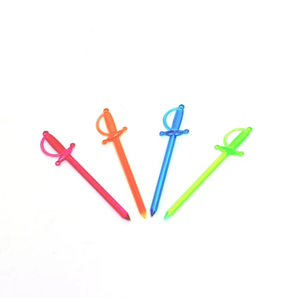 Thunder Group PLTP050S 3" Polystyrene Arrow Picks Assorted Color Pack of 500 PACK