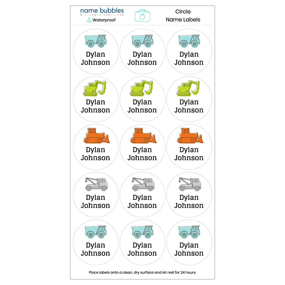 Truck Name Labels