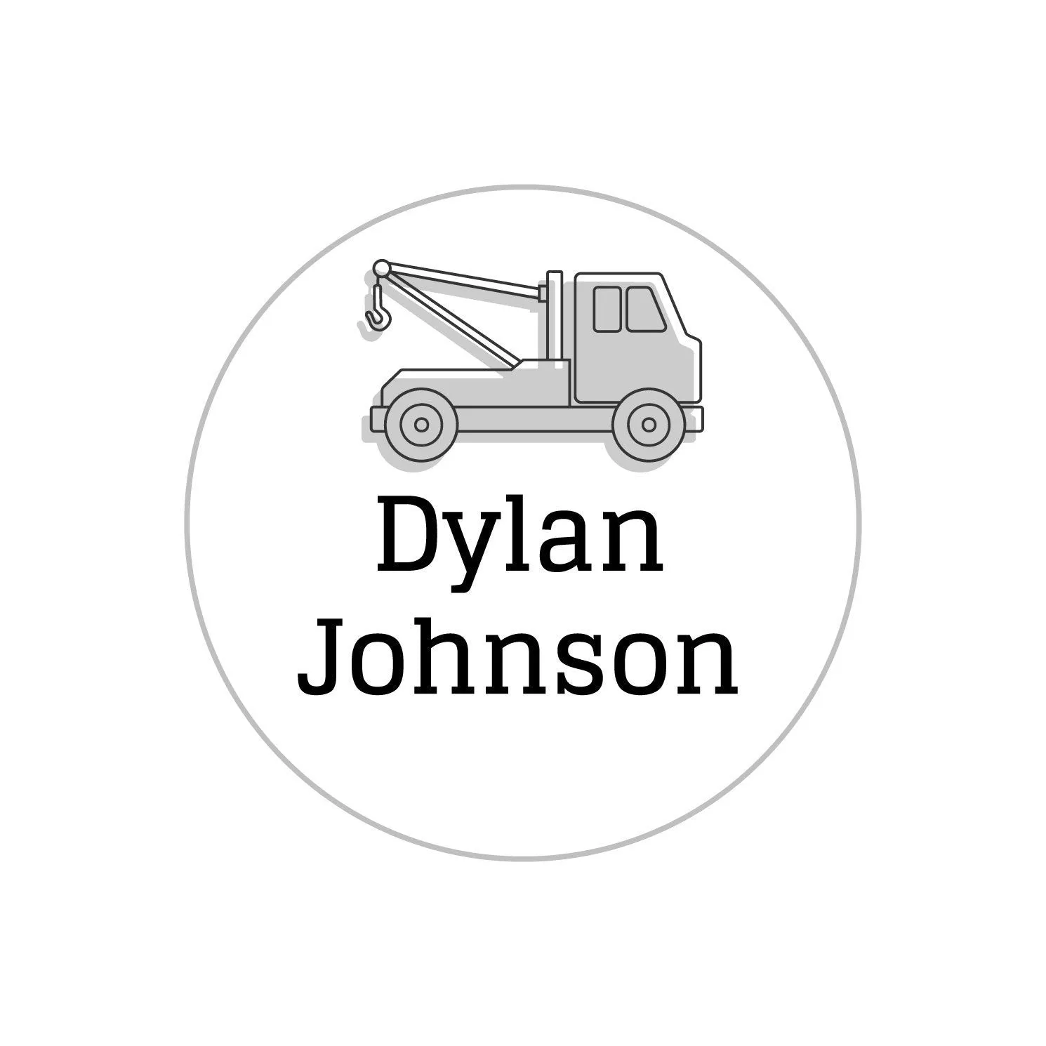 Truck Name Labels