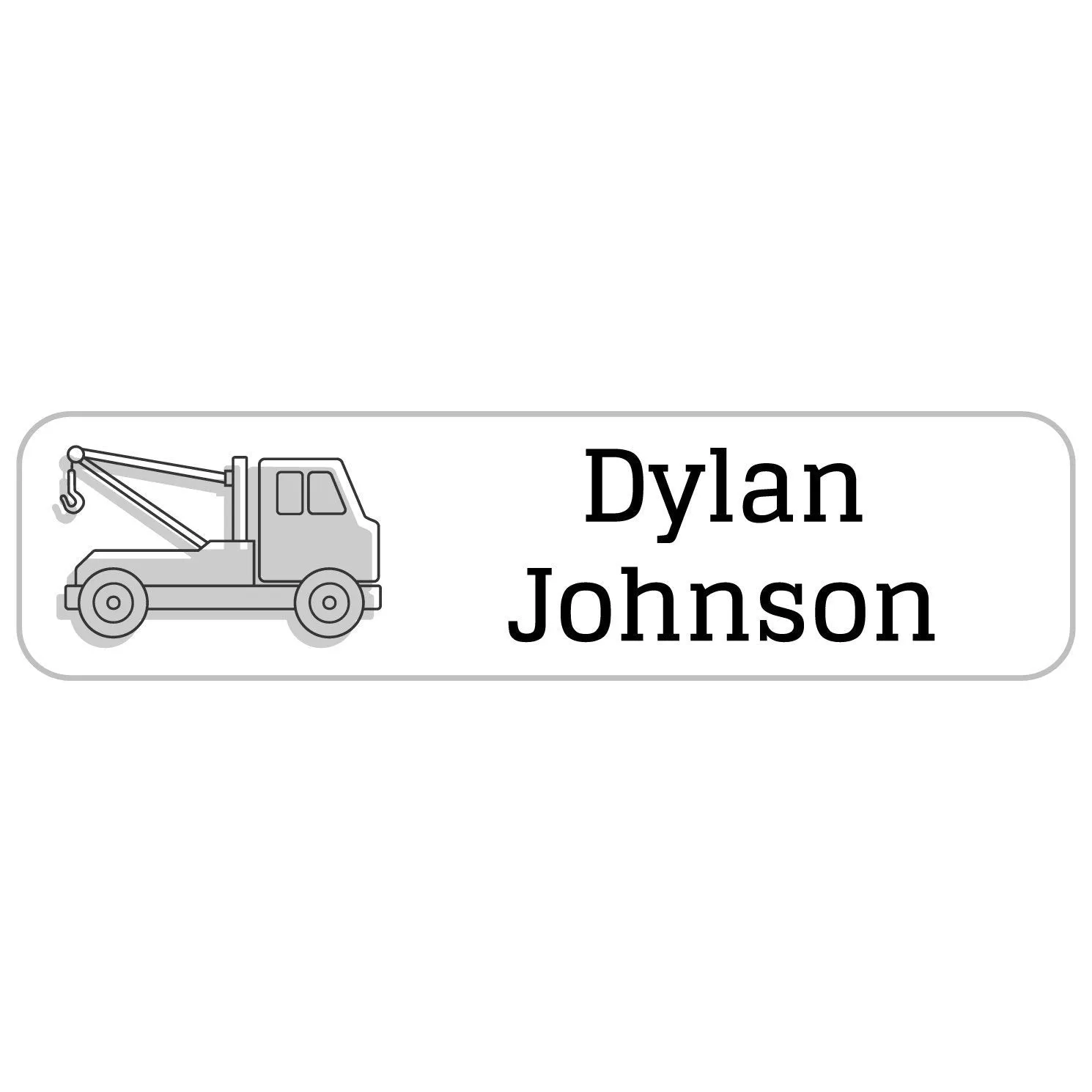 Truck Name Labels