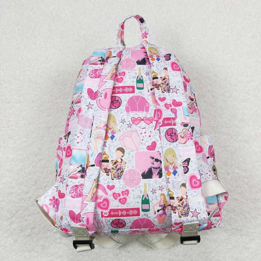 TS Swiftie Collage Pink Backpacks