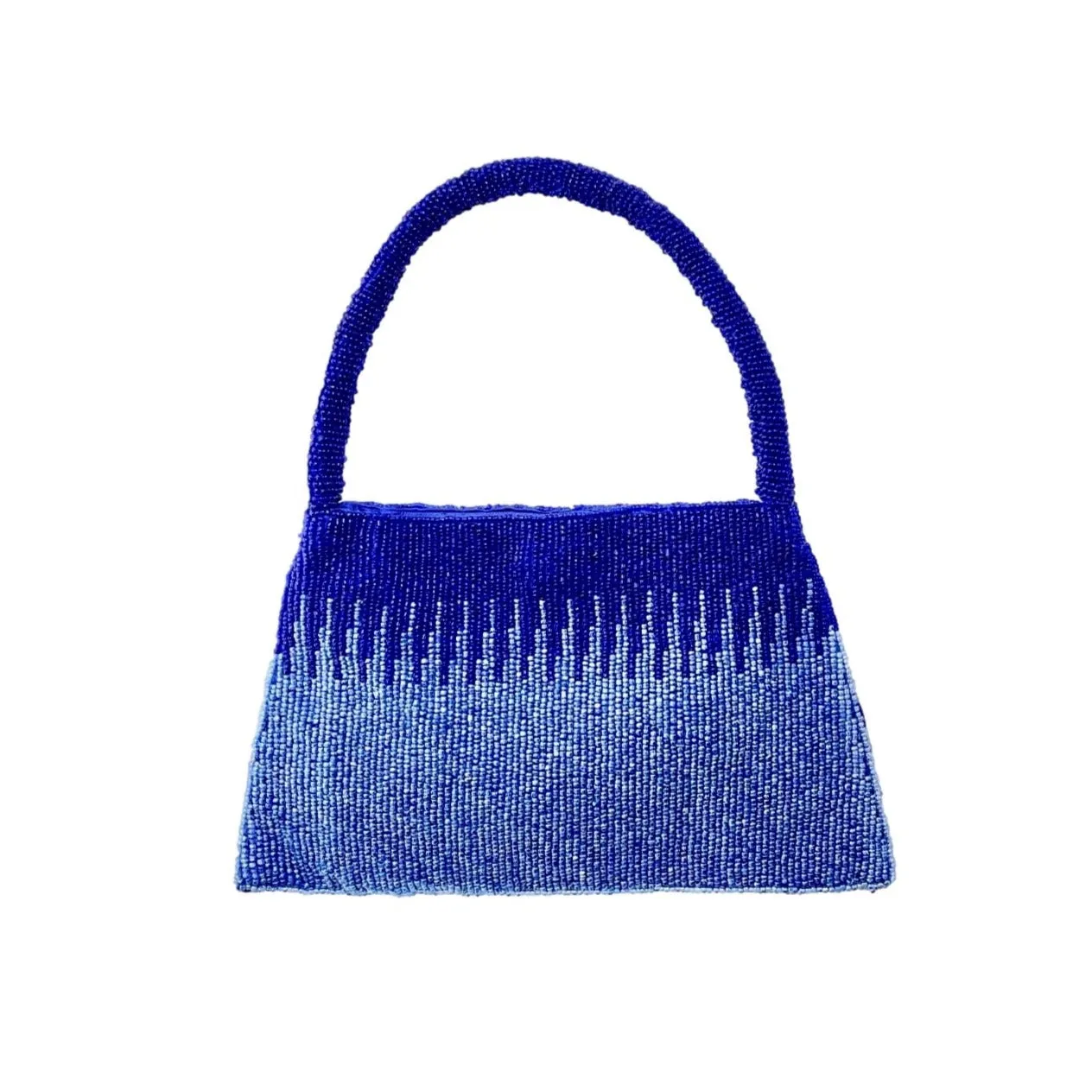 Two -Toned Seed Beaded Handbag