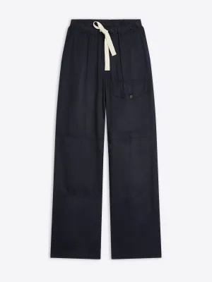 Viscose drawstring pants