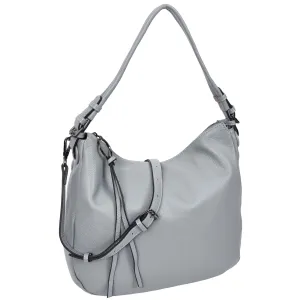 Womens Leather Hobo Handbag Soft Large Multi Straps Zipper Shoulder Bag A202 Sky Blue